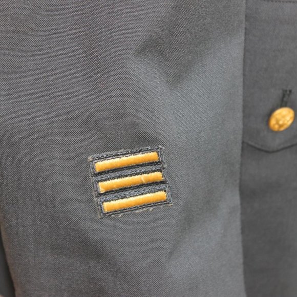 VTG 1950's GREEN U.S. ARMY MILITARY UNIFORM JACKET SIZE 42S & PANTS SIZE 36x32 - Picture 7 of 12